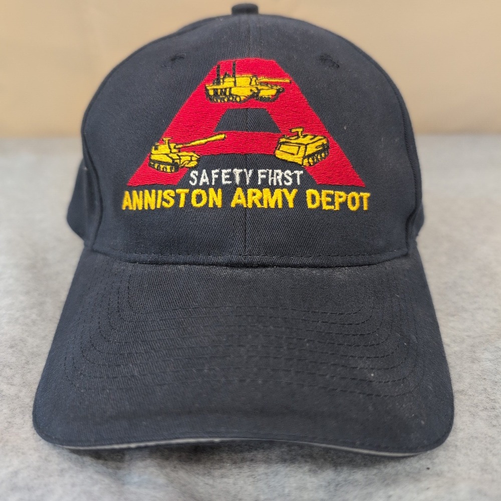 Anniston Army Depot Hat Cap Carol's Creations Safety First Made USA Adjustable